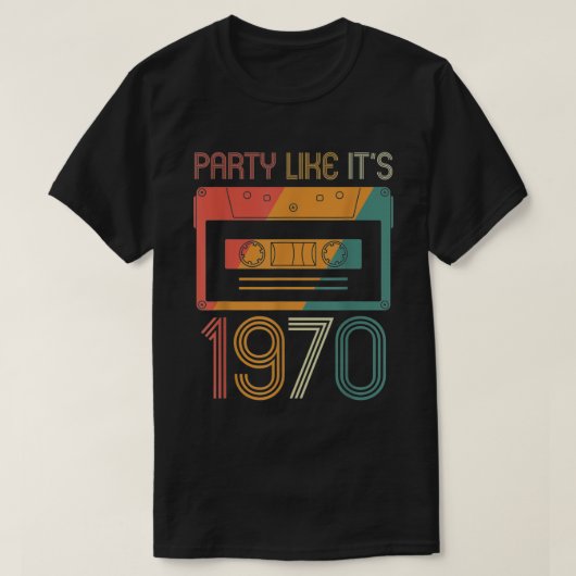 70er Jahre 1970er Jahre Party wie sein 1970er T-Shirt (Design vorne)