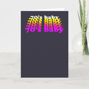 70er-Jahre-Baby Gen X Geburtstag in den Siebzigern Karte