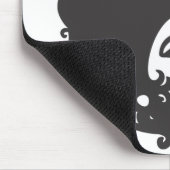 70er Jahre Chick Mousepad (Ecke)