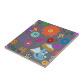 70er Jahre Fliese (Seite)