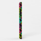 70er Jahre Hippie Peace Sign Pattern Case-Mate iPhone Hülle (Hinten/Rechts)