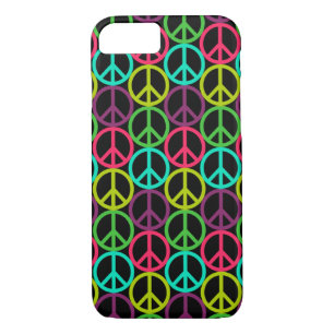 70er Jahre Hippie Peace Sign Pattern Case-Mate iPhone Hülle