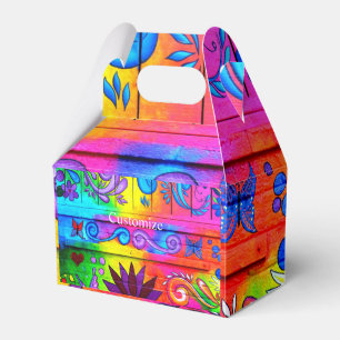 70er Jahre psychedelische Hippie-Dose Geschenkschachtel