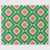 70er Jahre Retro Nahtloses Muster. 60er und 70er Ä Geschenkpapier (Flach)