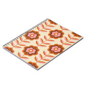 70er Jahre Retro Nahtloses Muster. 60er und 70er Ä Notizblock (Linke Seite)