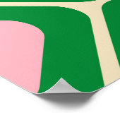 70er Jahre Retro Nahtloses Muster. 60er und 70er Ä Poster (Ecke)