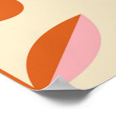 70er Jahre Retro Nahtloses Muster. 60er und 70er Ä Poster (Ecke)