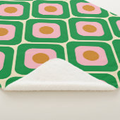 70er Jahre Retro Nahtloses Muster. 60er und 70er Ä Sherpadecke (3/4)