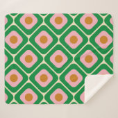 70er Jahre Retro Nahtloses Muster. 60er und 70er Ä Sherpadecke (Vorderseite (Horizontal))