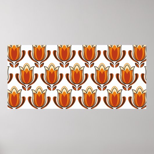 70er Jahre Retromuster-Material-Abbildung70er,1970 Poster (Vorne)