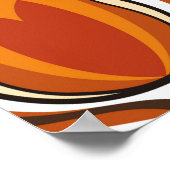 70er Jahre Retromuster-Material-Abbildung70er,1970 Poster (Ecke)