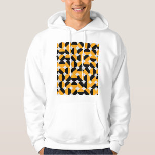 70er Jahre Stil, geometrische Halbkreise. Hoodie