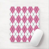 70er Karomuster Rosa Mousepad (Mit Mouse)