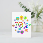 70er Liebe Postkarte (Stehend Vorderseite)