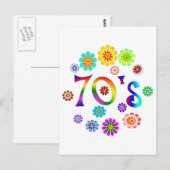 70er Liebe Postkarte (Vorne/Hinten)