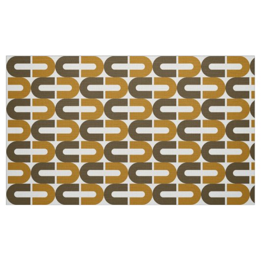 70er-Mod und Retro-Oval-Muster Stoff (Fat Quarter (45,7 x 55,9 cm))