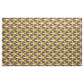 70er-Mod und Retro-Oval-Muster Stoff (Yard (91,4 cm))