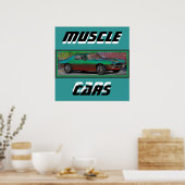 70er Muscle Car Poster (Küche)