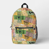 70er Music Concert Tickets Rucksack (Vorderseite)