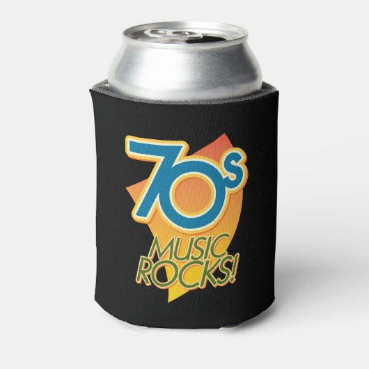 70er Music Rocks! Dosenkühler (Kanne Rückseite)