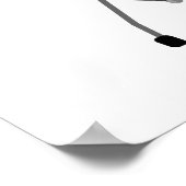 70er MUSIC VINYL DRUMS Poster (Ecke)