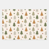 70er Nostalgia Retro Groovy Weihnachten Geschenkpapier Set (Vorderseite 3)