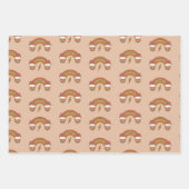 70er Nostalgia Retro Groovy Weihnachten Geschenkpapier Set (Vorderseite 2)