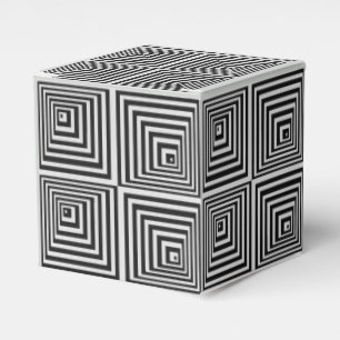 70er Op Art Geschenkschachtel