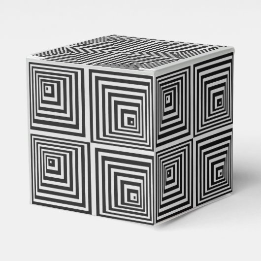 70er Op Art Geschenkschachtel (Vorderseite)