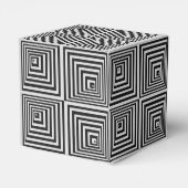 70er Op Art Geschenkschachtel (Rückseite)