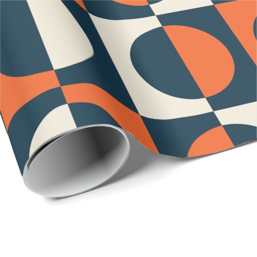 70er-Papier Geschenkpapier (Rolleneckpunkt)