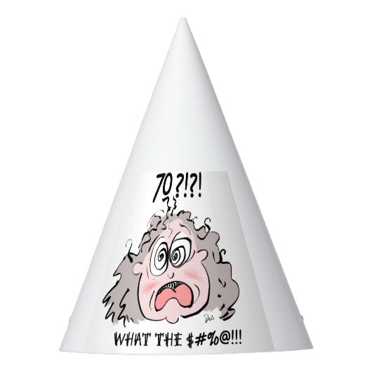 70er Party Hat Partyhütchen (Vorderseite)