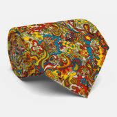 70er Psychedelic Flow Krawatte (Gerollt)