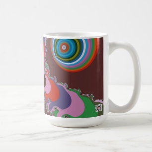 70er Psychedelic-Muster Retro-Kunst Kaffeetasse