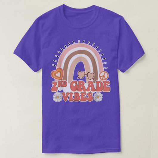 70er Rainbow Back to School S T-Shirt (Design vorne)