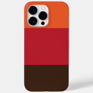 70er Retro 3 gestreiftes Vintage-Farbenmuster Case-Mate iPhone 14 Pro Max Hülle