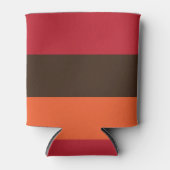 70er Retro 3 Streifen Vintages Farbmuster Dosenkühler (Vorderseite)