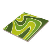 70er Retro Abstrakt Lava Design Fliese (Seite)