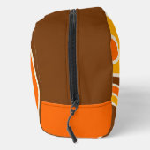 70er Retro Abstrakt Lava Design Waschbeutel (Rechts)