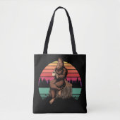 70er Retro Bigfoot & Coffee Tasche (Vorderseite)