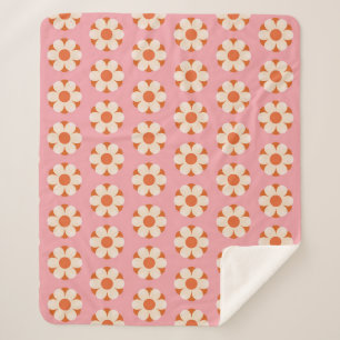 70er Retro Blume Power Muster Background Retro, 70 Sherpadecke