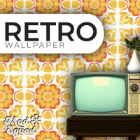 70er Retro-Blume