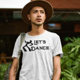 70er Retro Disco-Musik-Vibes Lasst uns tanzen T-Shirt