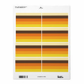 70er Retro-Farbmuster gestrichen (Vorne)