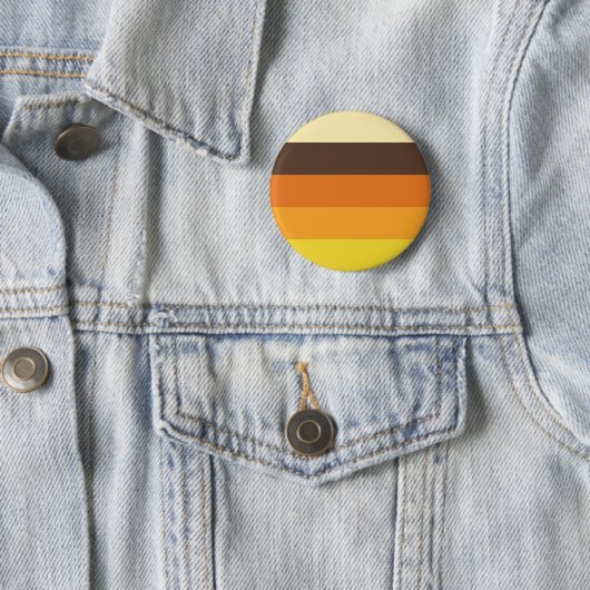 70er Retro-Farbmuster gestrichen Button (Beispiel)