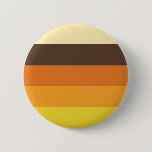 70er Retro-Farbmuster gestrichen Button