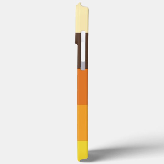 70er Retro-Farbmuster gestrichen Case-Mate iPhone Hülle (Rückseite / Links)