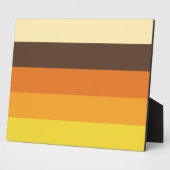 70er Retro-Farbmuster gestrichen Fotoplatte (Seite)