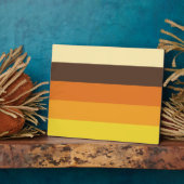 70er Retro-Farbmuster gestrichen Fotoplatte (Seite)