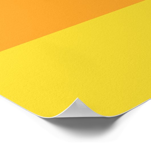 70er Retro-Farbmuster gestrichen Poster (Ecke)